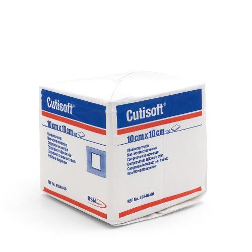 Cutisoft Kompressen unsteril 10x10cm, 100St Cutisoft Kompressen unsteril 10x10cm, 100St
