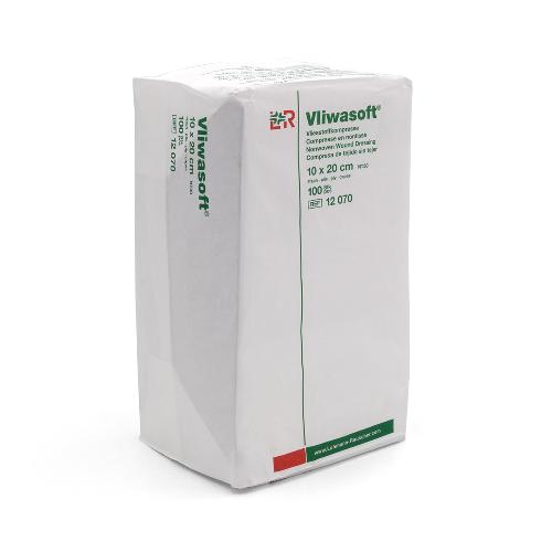 Vliwasoft Kompressen unsteril 10x20cm, 100St Vliwasoft Kompressen unsteril 10x20cm, 100St