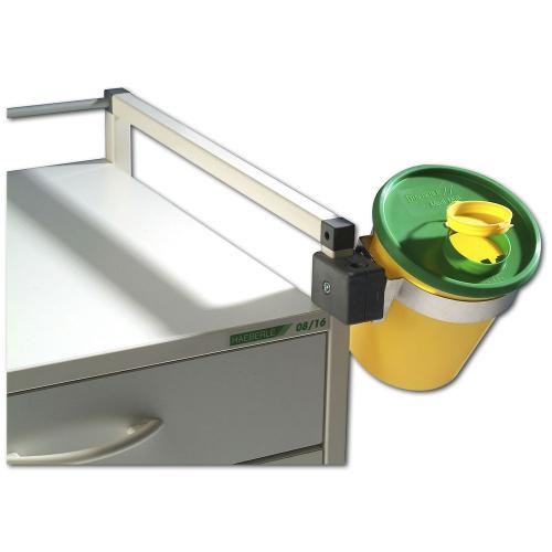 Halterung f. Medi-Müll am Variocar® 1Stk Halterung f. Medi-Müll am Variocar® 1Stk