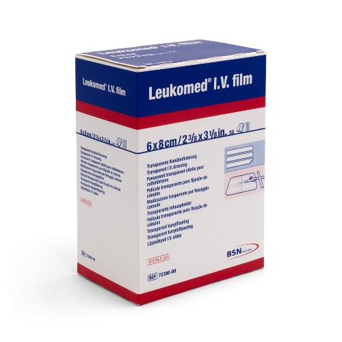 Leukomed I.V. film 5,8x8cm, 50St Leukomed I.V. film 5,8x8cm, 50St