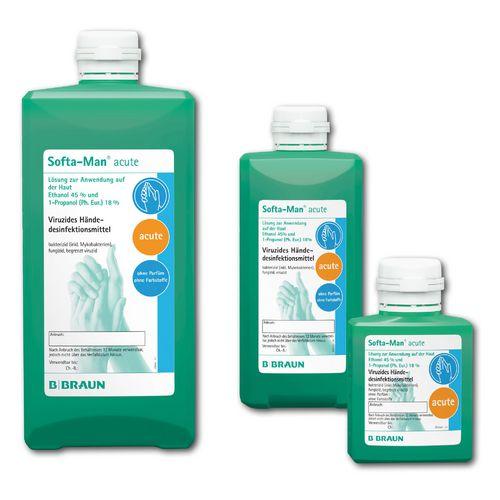 Softa-Man acute, Händedesinfektion, 1 Liter Flasche, 1 Stück