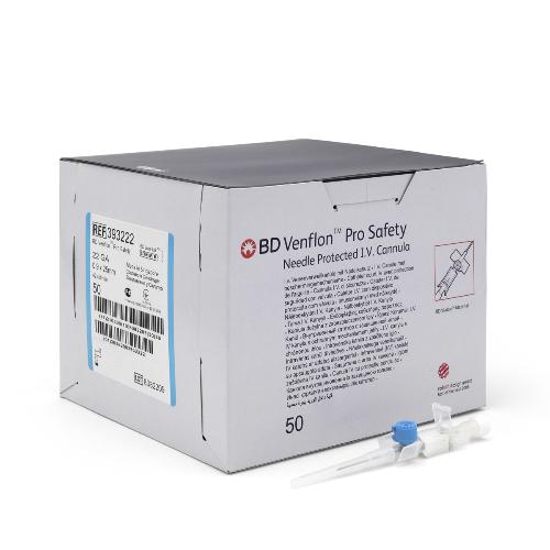 BD-Venflon™ Pro Safety G22 0,9x25mm blau 50Stk