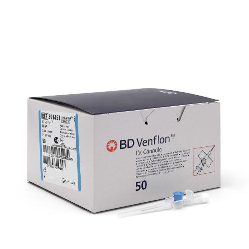 BD Venflon™ G22 0,8x22mm blau 50Stk