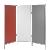Paravent 3flügelig, 1St