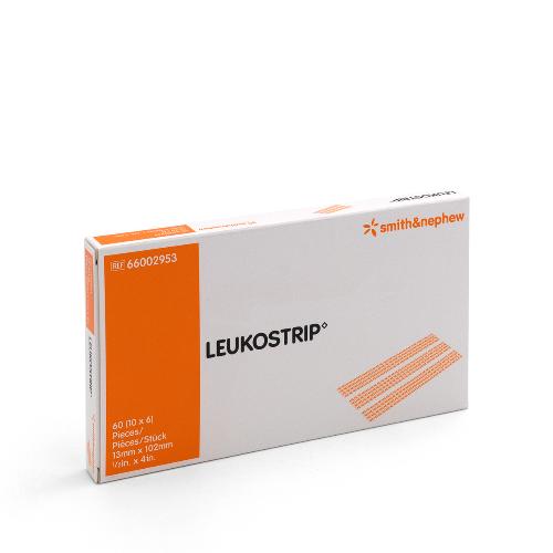 Leukostrip, Wundnahtstreifen, 102 x 13 mm, 10 x 6 Stück
