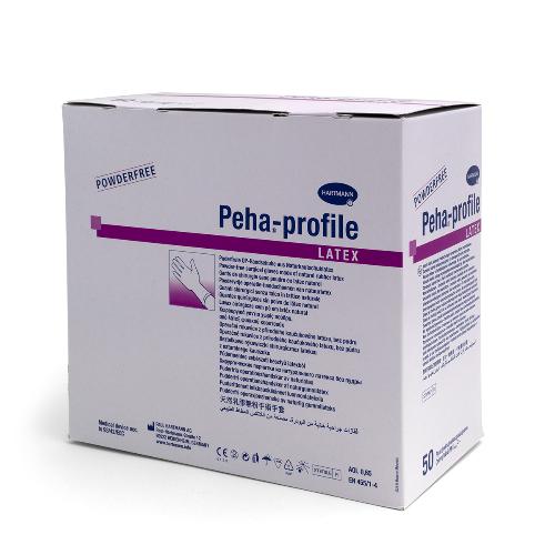 Peha-profile Latex puderfrei Gr.8,0, 50 Paar