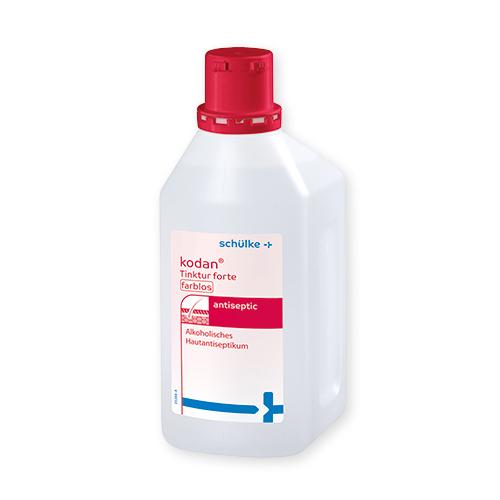 Kodan Tinktur forte, Hautdesinfektion, farblos, 1 Liter Flasche