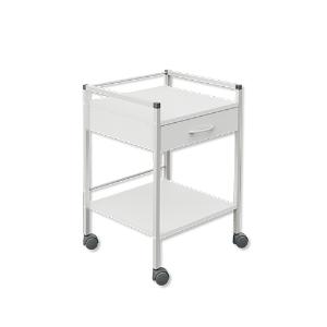 VARIOCAR 08/16 Basiswagen weiß, 1 Schublade BxT: 49x45 cm