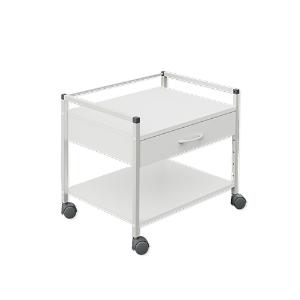 VARIOCAR Vielzweckwagen weiß, H: 53 cm, 1 Schublade LxB: 60x45 cm