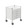 Vielzweckwagen 08/16, 4 Schubladen, weiß, 60x45x73 cm (BxTxH)