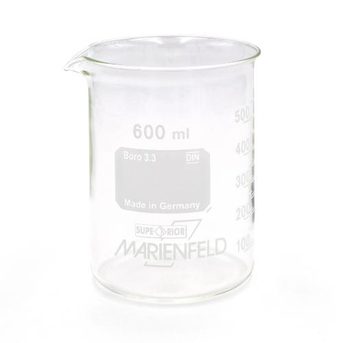 Becherglas 600 ml niedere Form 1St