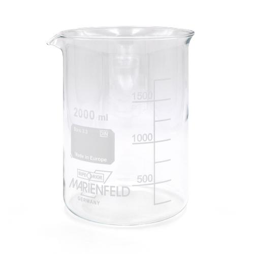 Becherglas 2000 ml niedere Form 1St