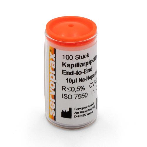 End-To-End-Kapillarpipetten 10µl 100St