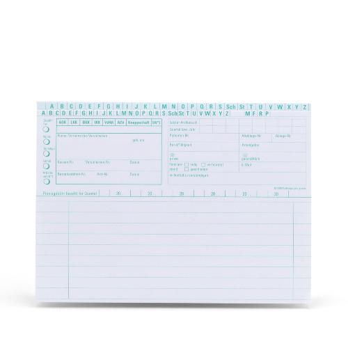 Karteimappe Maxima Schrift türkis, 400St
