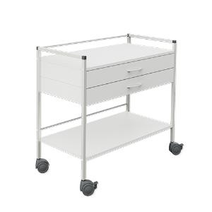 Basiswagen 08/16® 2 Schubl. B90 x H83cm weiß