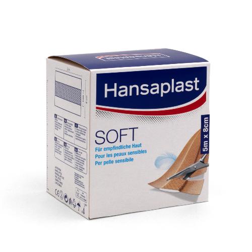 Hansaplast Soft 5mx8cm, 1St
