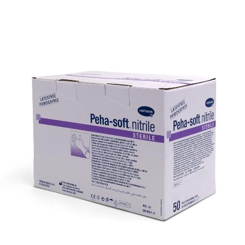 Peha-soft nitril steril Gr.M, 50 Paar