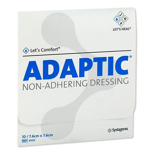Apaptic steril, nicht-haftender Wundverband, 7,6 x 7,6 cm, 10 Stück