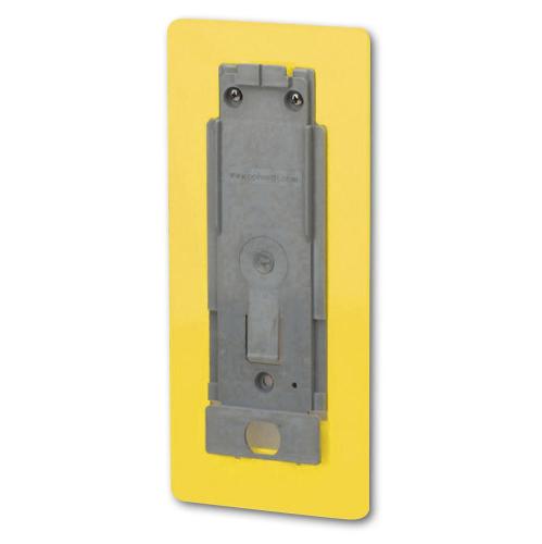 Signalrahmen für Wandspender, für 1 Liter Flaschen, gelb, 1 Stück