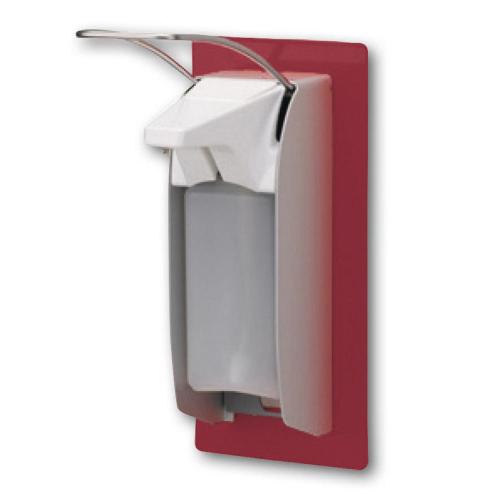 Signalrahmen für Wandspender, für 1 Liter Flaschen, rot, 1 Stück