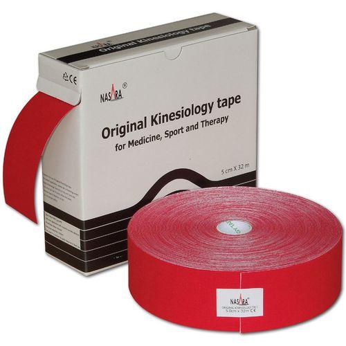 Nasara Kine Tape 5cmx32m rot, 1St