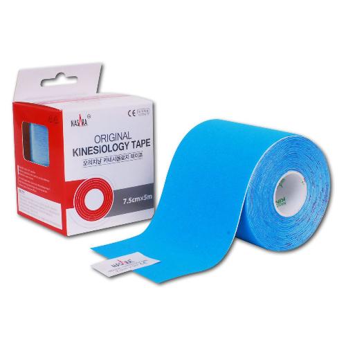Nasara Kine Tape 7,5cmx5m blau, 1St
