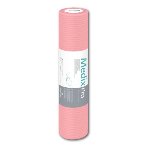 MedixPro PF Ärzterollen, 3-lagig mit PE-Folie, 50 cm x 40 m, rosa, 6 Stück