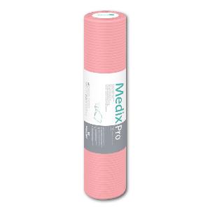 MedixPro PF Ärzterollen, 3-lagig mit PE-Folie, 60 cm x 40 m, rosa, 6 Stück