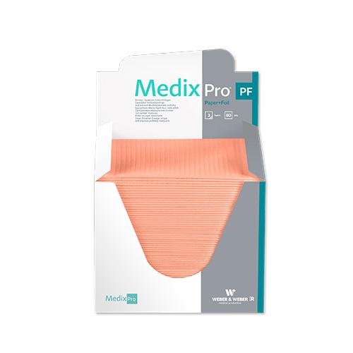 MedixPro PF, Medizinische Unterlagen, 3-lagig mit PE-Folie, 33 x 48 cm, aprikose, 6 x 80 Stück