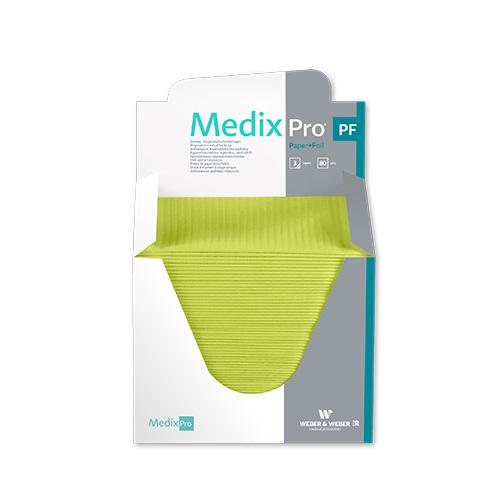 MedixPro PF, Medizinische Unterlagen, 3-lagig mit PE-Folie, 33 x 48 cm, limette, 6 x 80 Stück