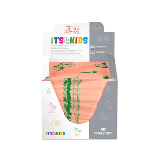 It's4Kids Medizinische Unterlagen für Kinder, 3-lagig mit PE-Folie, 33 x 48 cm, aprikose, 6 x 80 Stück