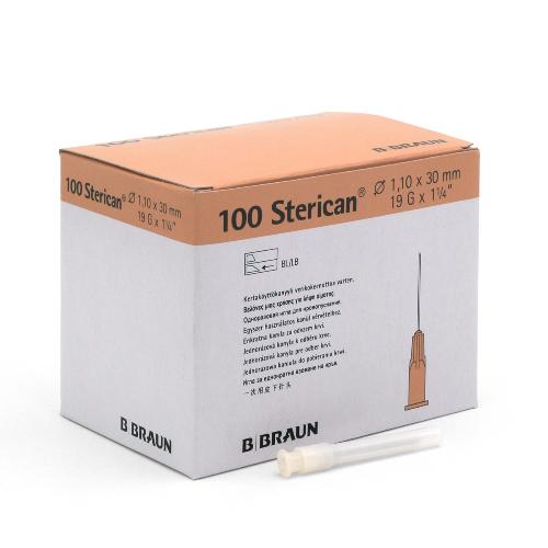 Sterican® Kanüle G19x1¼ 1,1x30mm elfenbein 100Stk