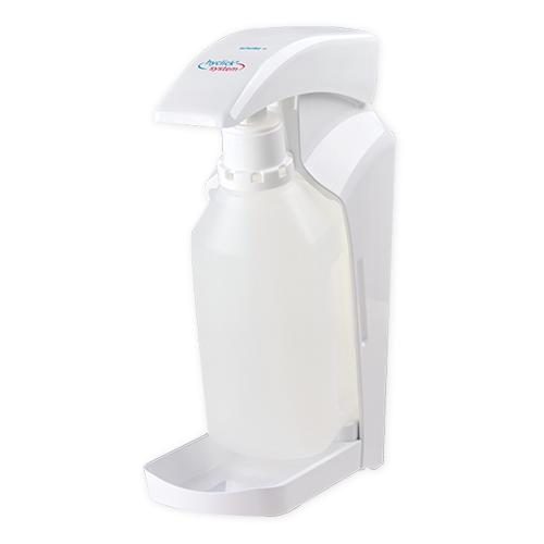 Hyclick Präparate Spender Vario, Set inkl. Tropfschale und Adapter für 500 ml und 1 Liter Flaschen, 1 Set