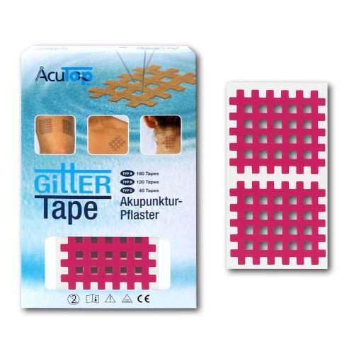 AcuTop Gitter Tape Type C pink, 40St