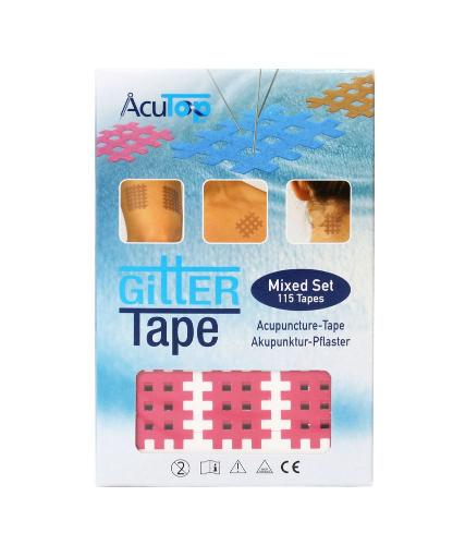 AcuTop Gitter Tape Mix-Set beige, blau, pink