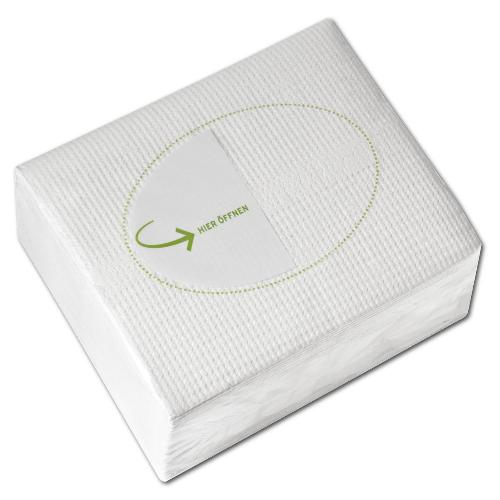 Temdex Tissue Pflegetücher, 3-lagig, z-Falz, weiß, 20 x 50 Stück