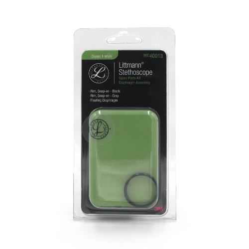 Littmann Classic II Stethoskop, Ersatzteilmembran-Set, für Säuglinge, schwarz/grau, 1 Set