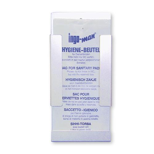 Hygienebeutel-Wandhalter, Aluminium mattiert, 1 Stück