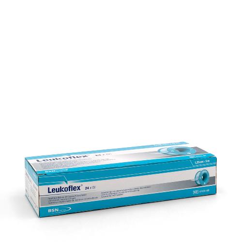 Leukoflex Fixierpflaster, 1,25 cm x 5 m, 24 Stück