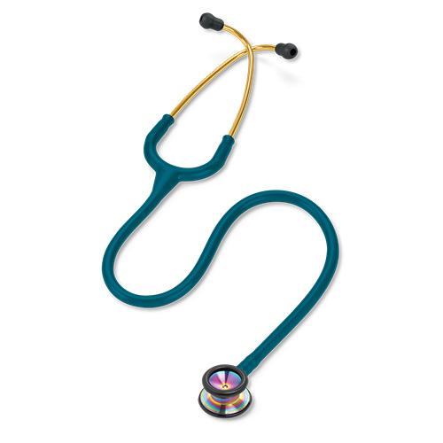 Littmann Classic II Stethoskop, für Kinder, karibikblau, Regenbogen-Edition, 1 Stück