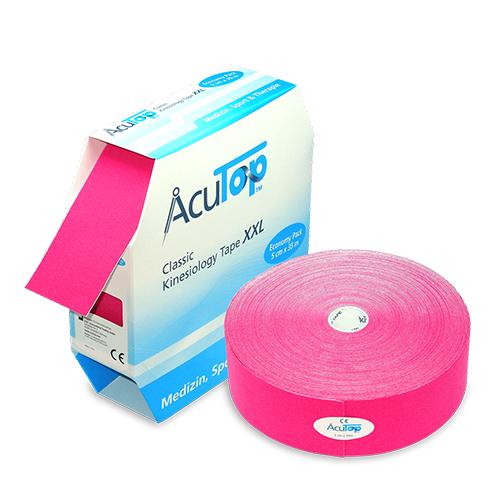 AcuTop Classic Kinesiology-Tape, 5 cm x 35 m, pink, 1 Stück