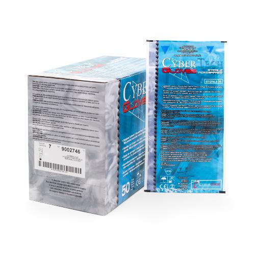 CT OP-Handschuhe Steril, Gr.7, Latex, Puderfrei, 50St