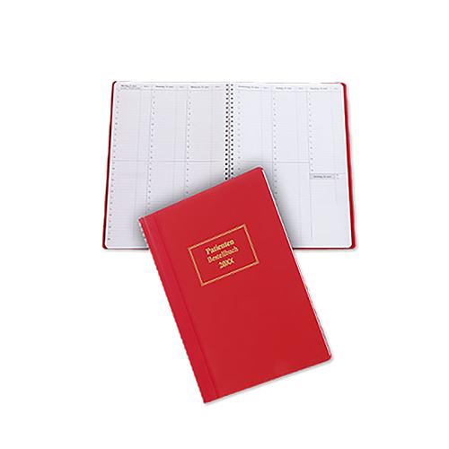Patientenbestellbuch 2025, Spiralbindung, rot, 1 Stück