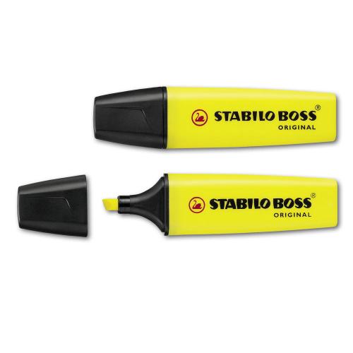 Textmarker Stabilo Boss gelb, 1St Textmarker Stabilo Boss gelb, 1St