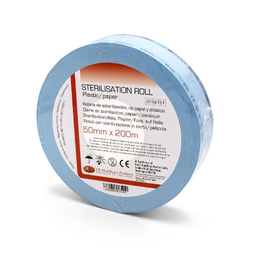DE Sterilisationsfolie 50mm, Rolle, 200m