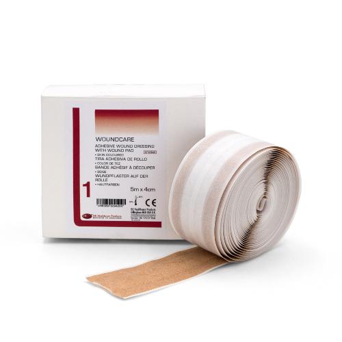 DE-Wundschnellverband 5m x 4cm hautf.