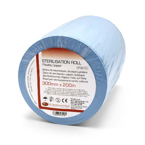 DE Sterilisationsschlauch 300mm, Rolle, 200m