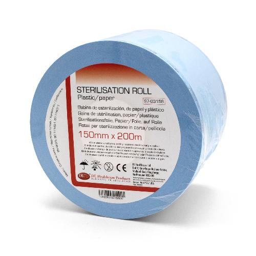 DE Sterilisationsschlauch 150mm, Rolle, 200m
