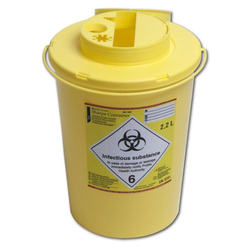 HS Kanülensammler rund, 2,2 Liter